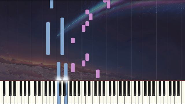 Katawaredoki - Your Name Piano Cover | Sheet Music [4K] смотреть онлайн