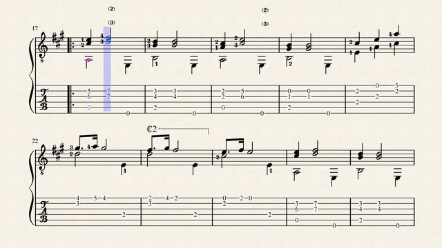 Mazurka - Calatayud, Bartolomé (1882 - 1973) - Tablature смотреть онлайн