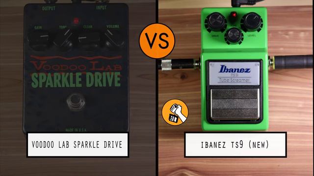 Voodoo Labs Sparkledrive VS Ibanez TS9 смотреть онлайн