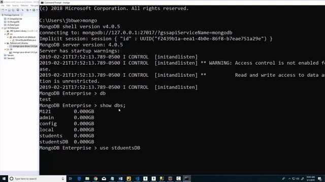 db02 MongoDB смотреть онлайн