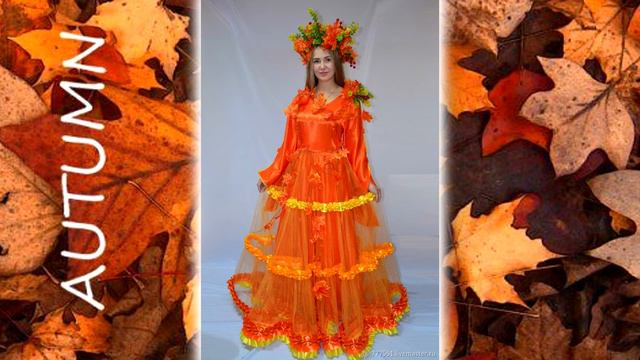 Костюм Осени своими руками в детский сад 🍂👗🍂 Обзор Королева Осени 🍂👗🍂 Мисс Осени