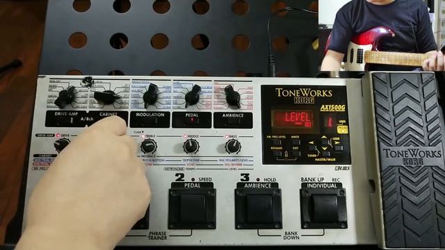 Korg ToneWorks AX1500G | Pedalboard Demo & Setting