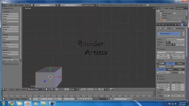 Blender Keyed Particle System Tutorial смотреть онлайн