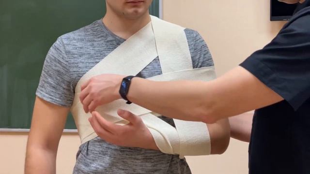 Повязка Дезо - Desault`s bandage смотреть онлайн