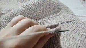 Самый классный способ закрытия петель резинки иглой!