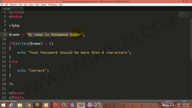 php class 25 strtoupper and strlen functions in Urdu and Hindi смотреть онлайн
