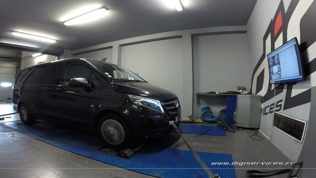 Mercedes Vito 119 CDI 190cv AUTO Reprogrammation Moteur @ 232cv Digiservices Paris 77 Dyno смотреть онлайн