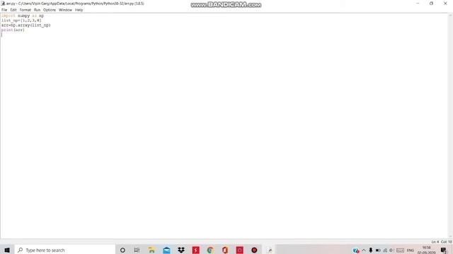 How to install python and library of Numpy||Create NumPy Array||Class12th||Preeti Arora||Hindi Vide смотреть онлайн