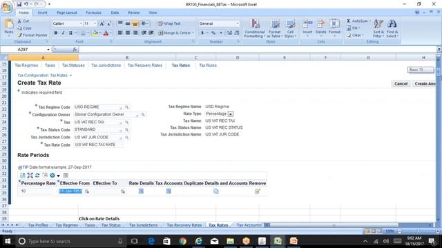 EBS Training Videos Part 68 - Regime to Rate Flow - Tax Jurisdictions, Tax Recovery Rate, Tax Rate смотреть онлайн