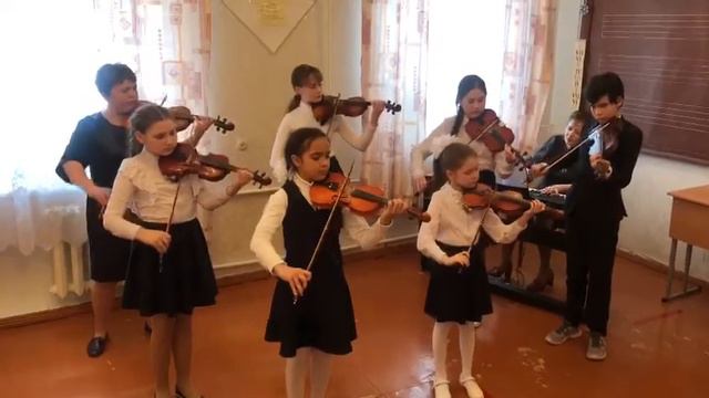 Ансамбль скрипачей. Ж.Буржоа "Мама". смотреть онлайн