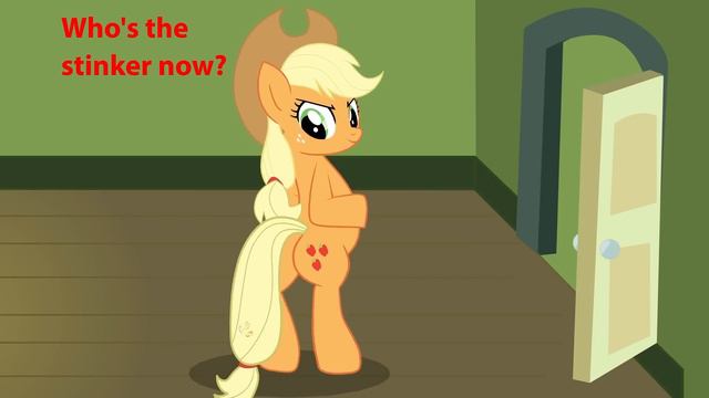 WAIT APPLEJACK!! THEY'RE NOT FOOD!!! 🤰💀 ( My Little Pony Stinky Feast) смотреть онлайн