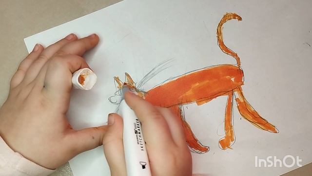 Рисуем с Апельсином "Как нарисовать кошку" смотреть онлайн