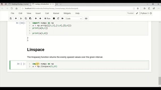 Video 8 : Linspace смотреть онлайн