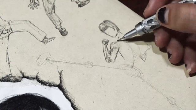 drawing tutorial ,how to draw anatomy( martial poses), Bruce lee || moonchica смотреть онлайн
