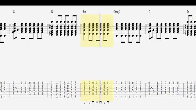 Passenger - Let Her Go / Guitar Tab HD смотреть онлайн