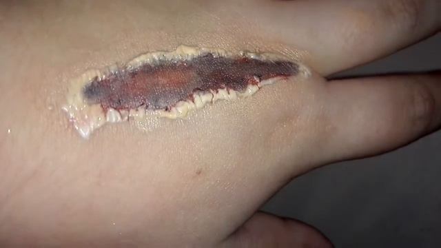 SK   Как сделать рану на Хэллоуин