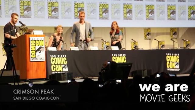 CRIMSON PEAK At Comic-Con (Hall H) смотреть онлайн