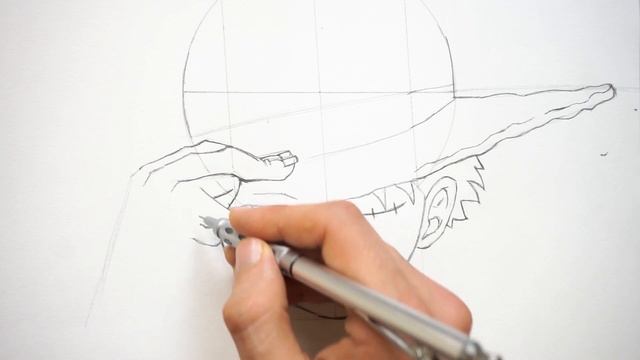 How to Draw Monkey D. Luffy Easy | One Piece (Step by Step) смотреть онлайн