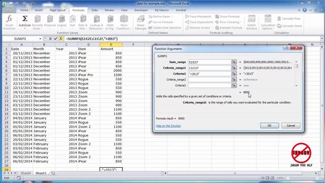 How to Use the Excel SUMIFS Function смотреть онлайн