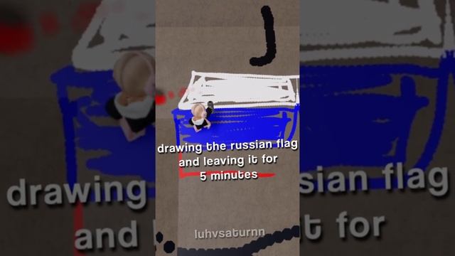 drawing the russian flag then leaving it for 5 minutes ?? // roblox trend смотреть онлайн