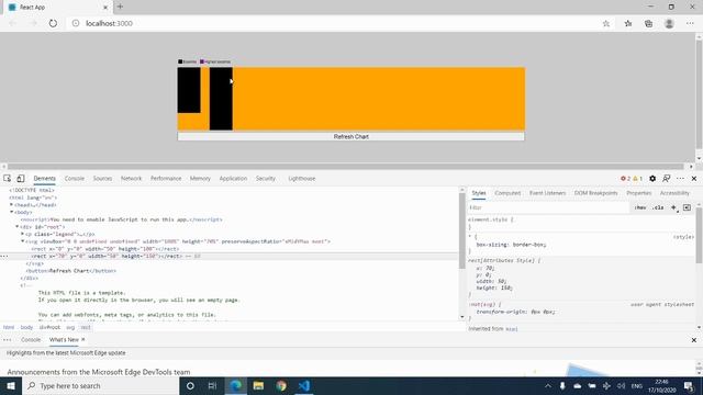 Create a responsive bar chart in react.js with no chart libraries. смотреть онлайн