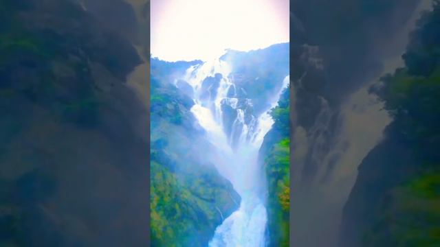waterfall train view dudhsagar смотреть онлайн