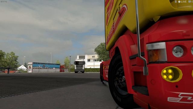 ? RJL SCANIA Streamline "DHL" | CINEMATIC ETS2 смотреть онлайн
