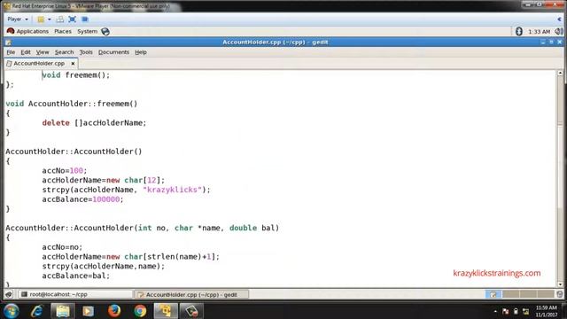 destructor | memory leakage | C++ Programming смотреть онлайн