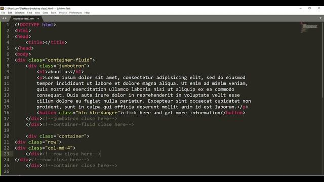 BOOTSTRAP CLASS 2 | CSS FRAMEWORK | SIR MUSTAFA смотреть онлайн