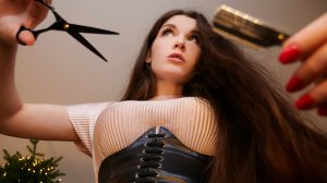 АСМР [Ролевая игра] Твоя девушка ? [ Стрижка, Бритье ] ? ASMR