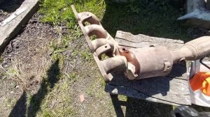 Форд Фокус  2. 1.6 л. Ремонт выхлопного коллектора.