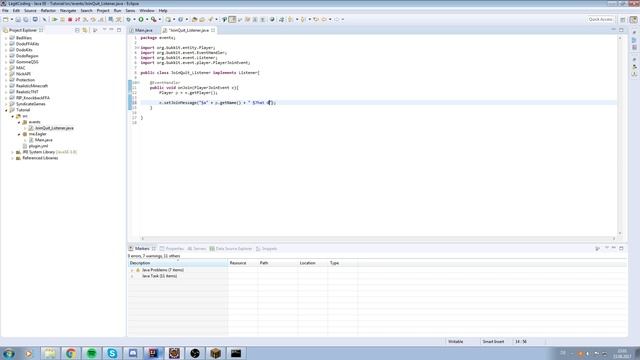 Join und Leave Nachrichten (Events) ✖ Bukkit Plugins programmieren #02 ✖ Eagler смотреть онлайн