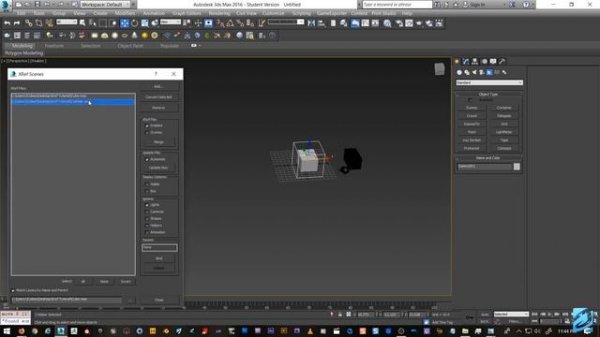 3DS Max Tutorial - Xref Scene and Xref Object