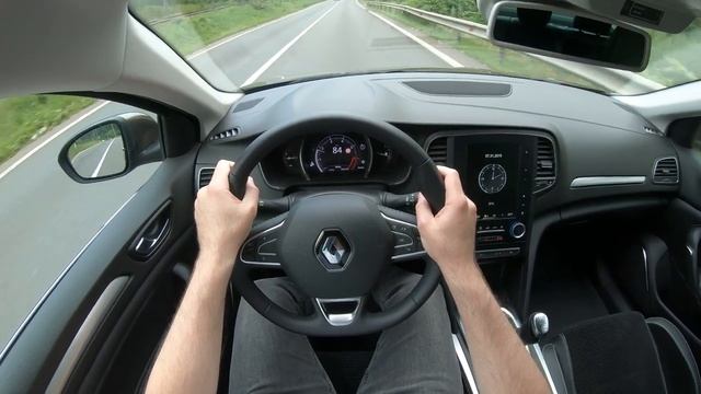 RENAULT MEGANE SEDAN INTENS 1.3TCe 140 GPF 2019 POV Test Drive [English] смотреть онлайн