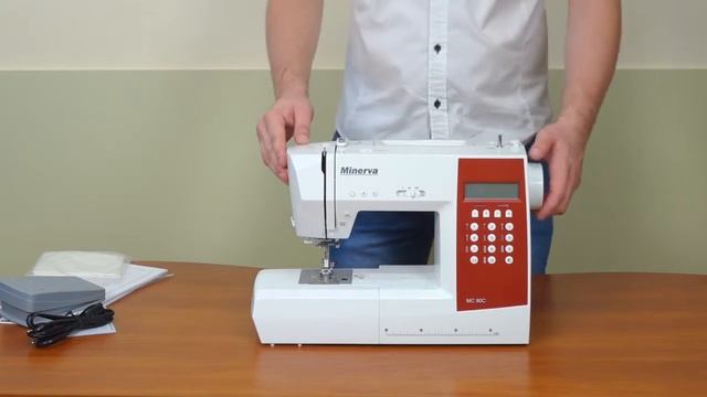 Распаковка швейной машины Minerva MC 90C смотреть онлайн