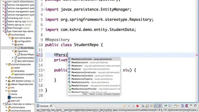 KPS09. Spring JPA & Hibernate смотреть онлайн