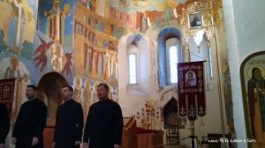 Божественное пение в Спасо-Преображенском соборе Спасо-Амфимиевого монастыря, г. Суздаль.