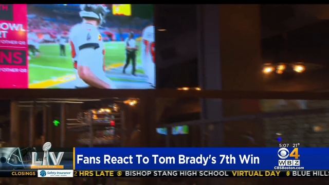 Patriots Fans React To Tom Bradys Super Bowl Win
