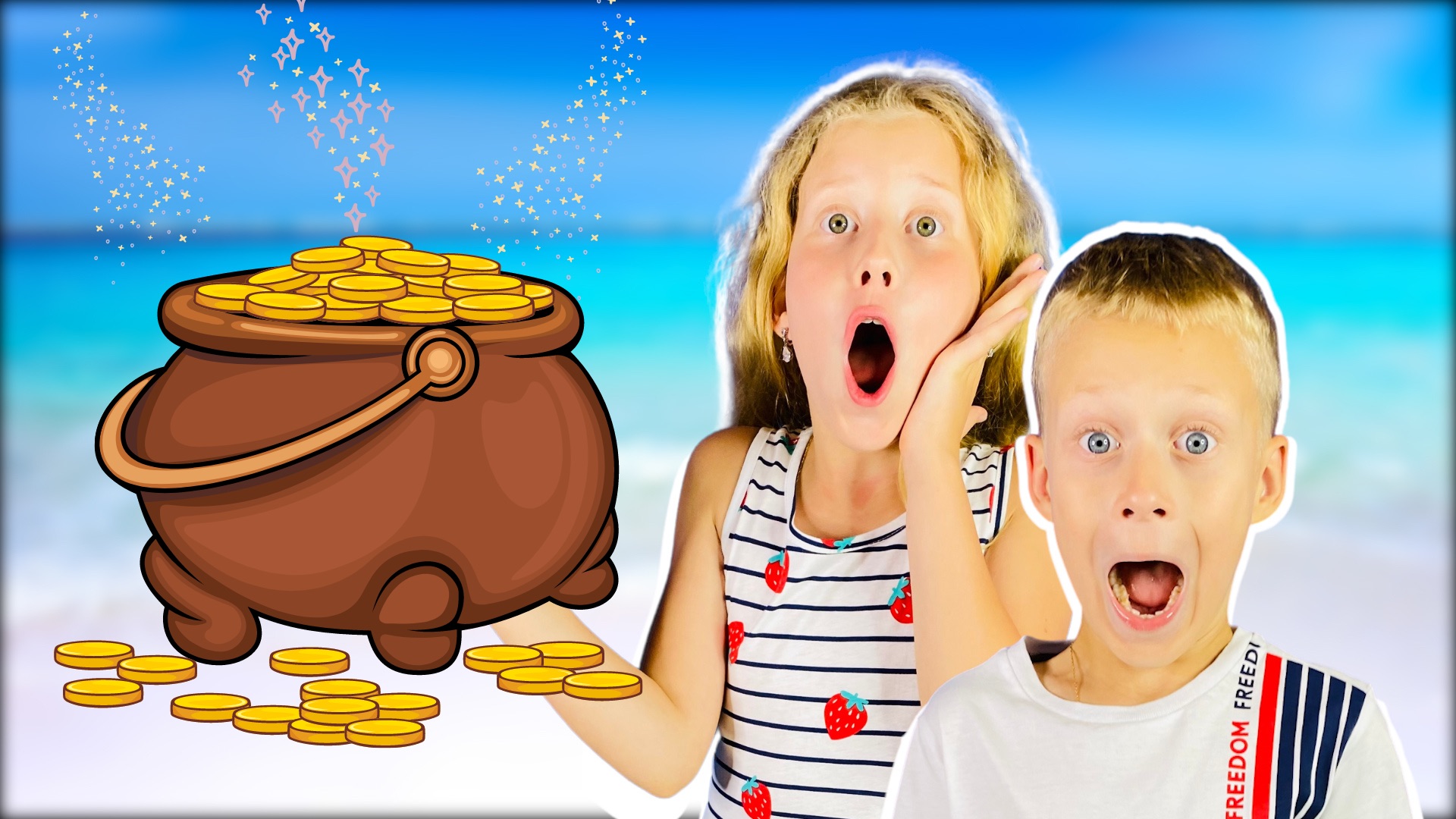 Полина показывает Никите фокусы и магию. Познавательное видео для детей. смотреть онлайн