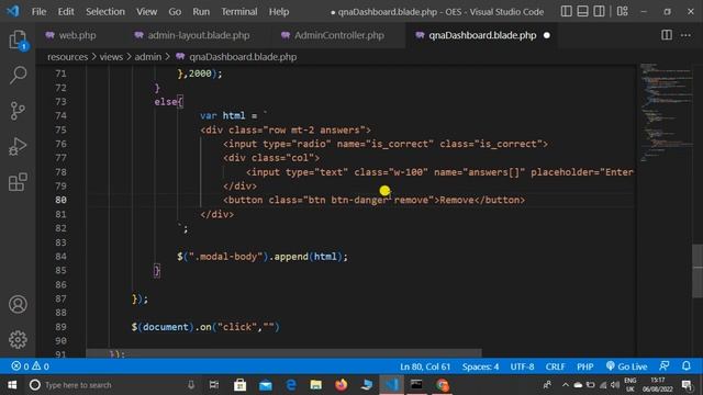 Online Examination System #13 - Add Dynamically Questions & Answers On Admin Dashboard Laravel Hind смотреть онлайн