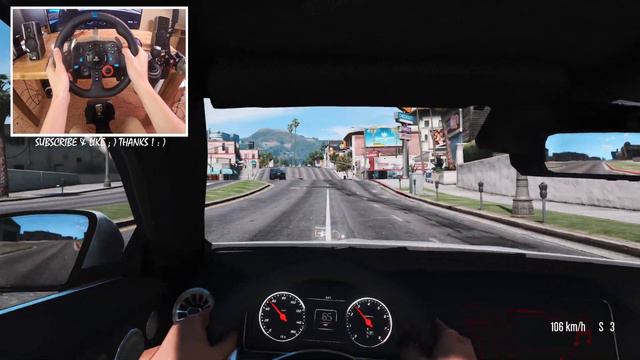 2019 Mercedes-Benz E400 Coupe 4matic - GTA V | Logitech G29 ? BEST GRAPHIC MOD / RTX