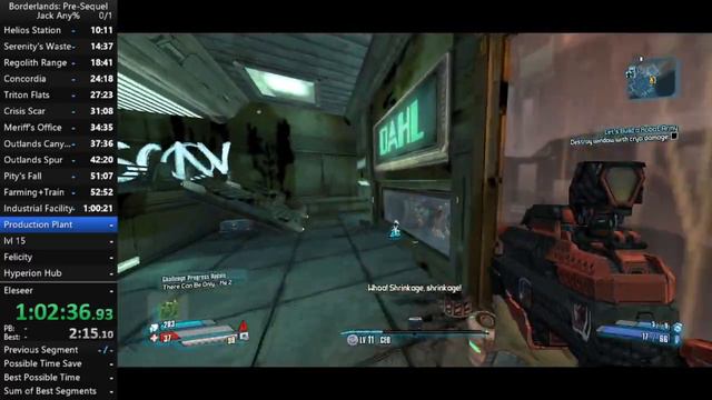 Borderlands TPS Any% Jack speedrun in 2:05:52 смотреть онлайн