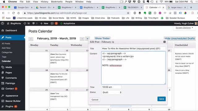 How to Organize your Blog with WordPress Editorial Calendar смотреть онлайн