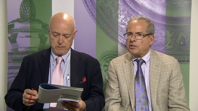 Wimbledon day 9 - Ubaldo Scanagatta e Steve Flink смотреть онлайн