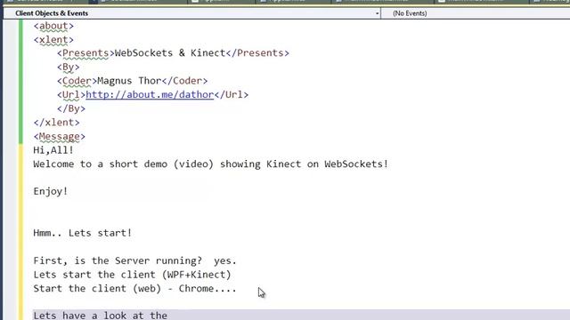 WebSockets and Microsoft XBOX Kinect смотреть онлайн