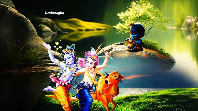 Krishna Flute Music, Flute Meditation Music, Positive Energy, Morning Flute Music Relaxing*364