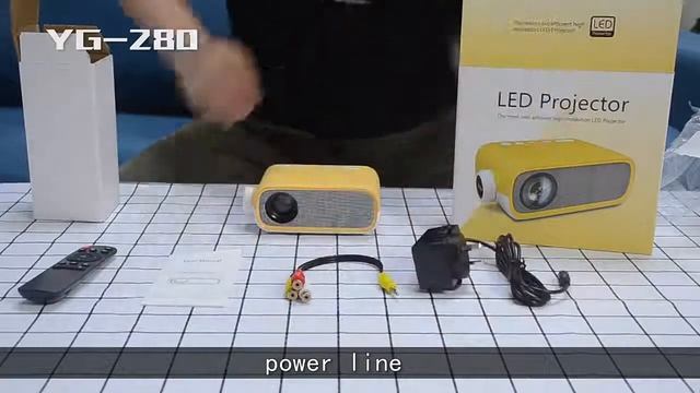 VEIDAIDZ New YG280 LED Mini Projector смотреть онлайн