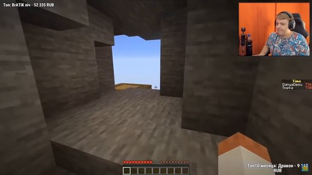 ПЯТЁРКА ПРОХОДИТ КАРТУ Parkour Spiral НА ПЕРЕГОНКИ С DanyaDesu смотреть онлайн