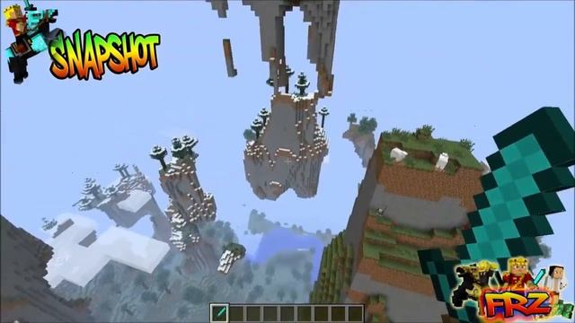Minecraft 1.7 Skylands Seed World Gen On Amplified! смотреть онлайн