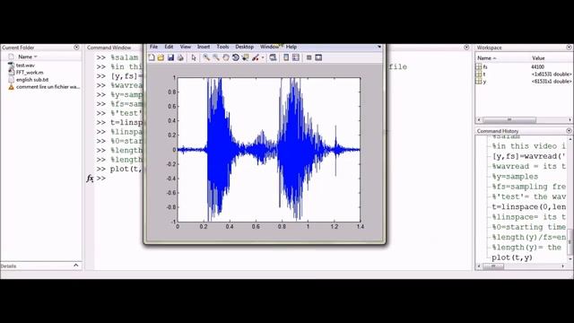 How to read and plot a wav file in both time an frequency domain (MATLAB) смотреть онлайн
